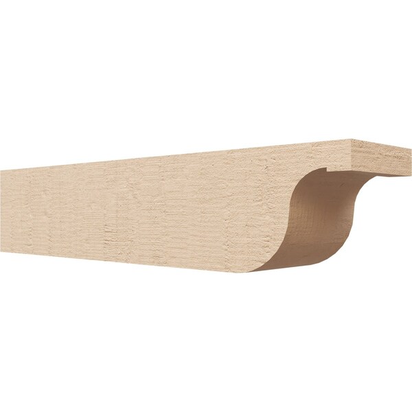 Ekena Millwork 6in. W x 6in. H x 28in. L Del Monte Woodgrain TimberThane Rafter Tail, Primed Tan RFTUR06X06X28DELRCPR - main